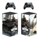 COD Warzone decal skin for Xbox Series X Console & 2 Controllers