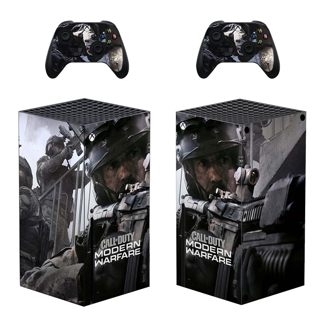 COD Modern Warfare decal skin for Xbox Series X Console & 2 Controllers