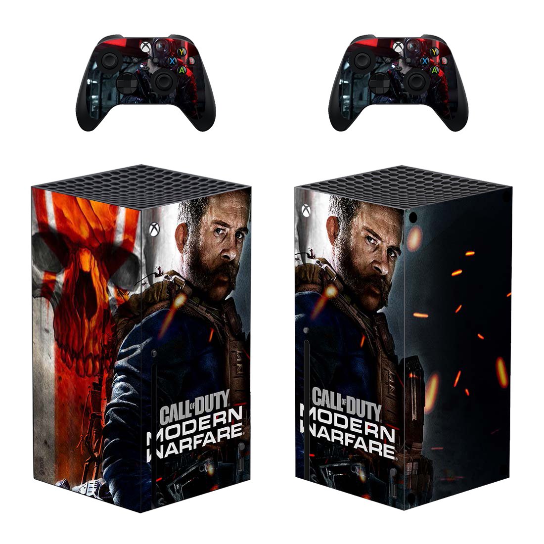 COD Modern Warfare decal skin for Xbox Series X Console & 2 Controllers