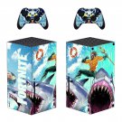 Fortnite decal skin for Xbox Series X Console & 2 Controllers