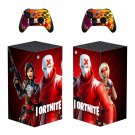 Fortnite decal skin for Xbox Series X Console & 2 Controllers