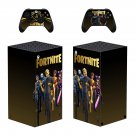 Fortnite decal skin for Xbox Series X Console & 2 Controllers