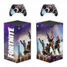 Fortnite decal skin for Xbox Series X Console & 2 Controllers