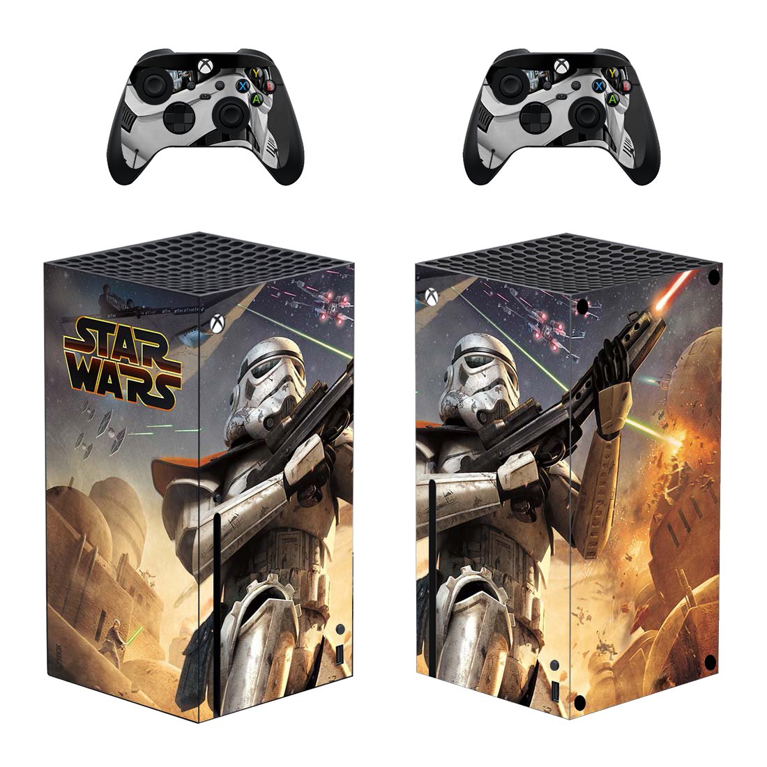 Star Wars Stormtrooper decal skin for Xbox Series X Console & 2 Controllers