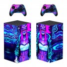 Cyberpunk 2077 decal skin for Xbox Series X Console & 2 Controllers