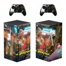 Cyberpunk 2077 decal skin for Xbox Series X Console & 2 Controllers