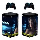 Cyberpunk 2077 decal skin for Xbox Series X Console & 2 Controllers