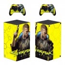 Cyberpunk 2077 decal skin for Xbox Series X Console & 2 Controllers