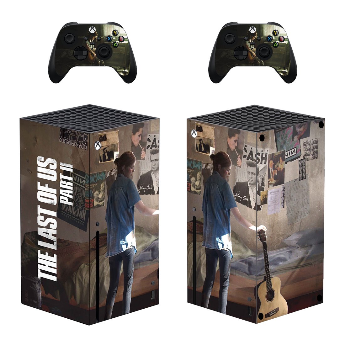 The Last of us 2 decal skin for Xbox Series X Console & 2 Controllers