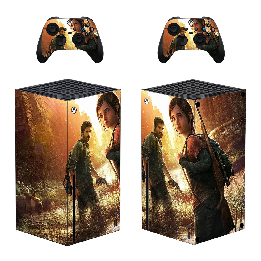 The Last of us decal skin for Xbox Series X Console & 2 Controllers