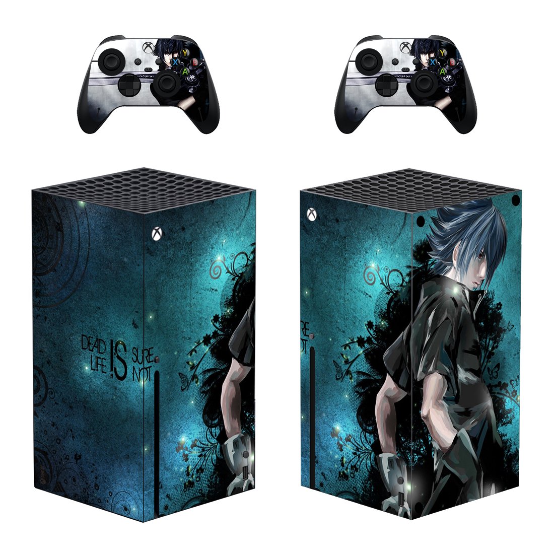 Final Fantasy 7 decal skin for Xbox Series X Console & 2 Controllers