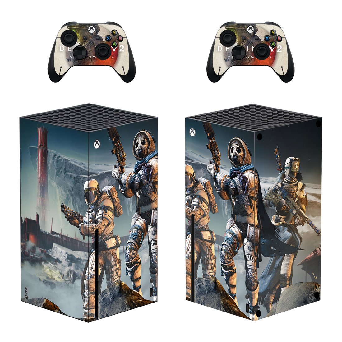 Destiny 2 Shadowkeep decal skin for Xbox Series X Console & 2 Controllers