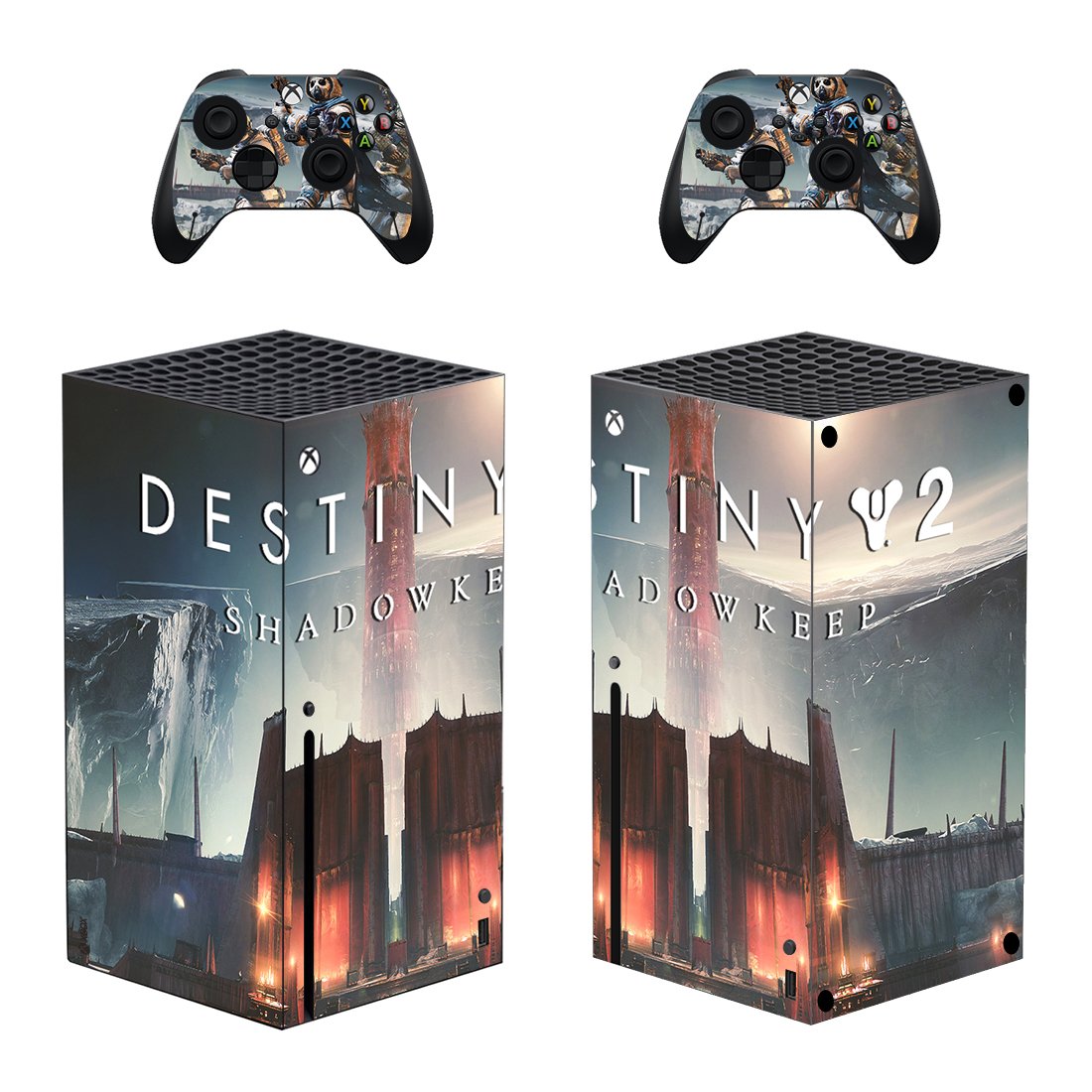 Destiny 2 Shadowkeep decal skin for Xbox Series X Console & 2 Controllers