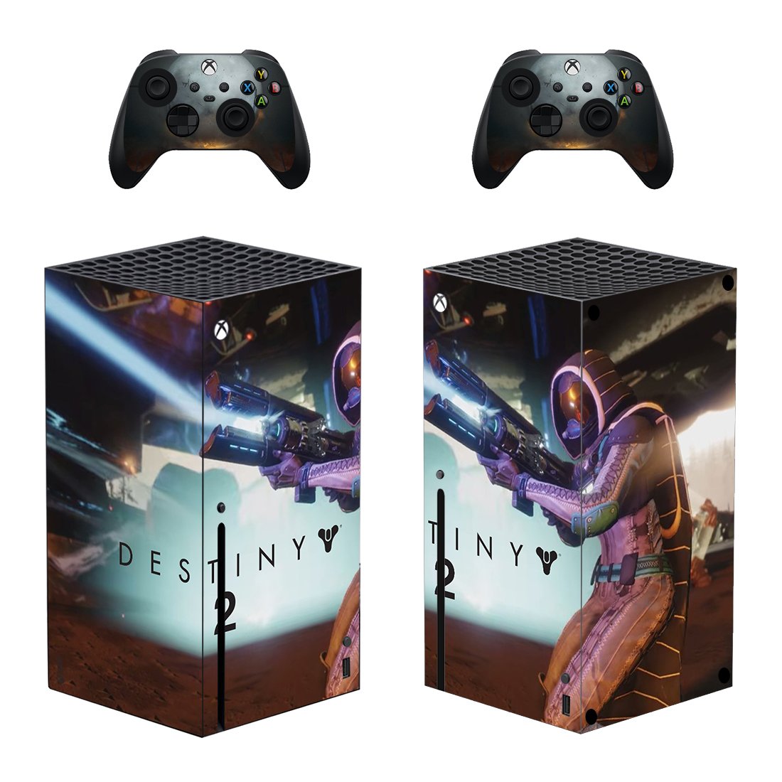 Destiny 2 Shadowkeep decal skin for Xbox Series X Console & 2 Controllers