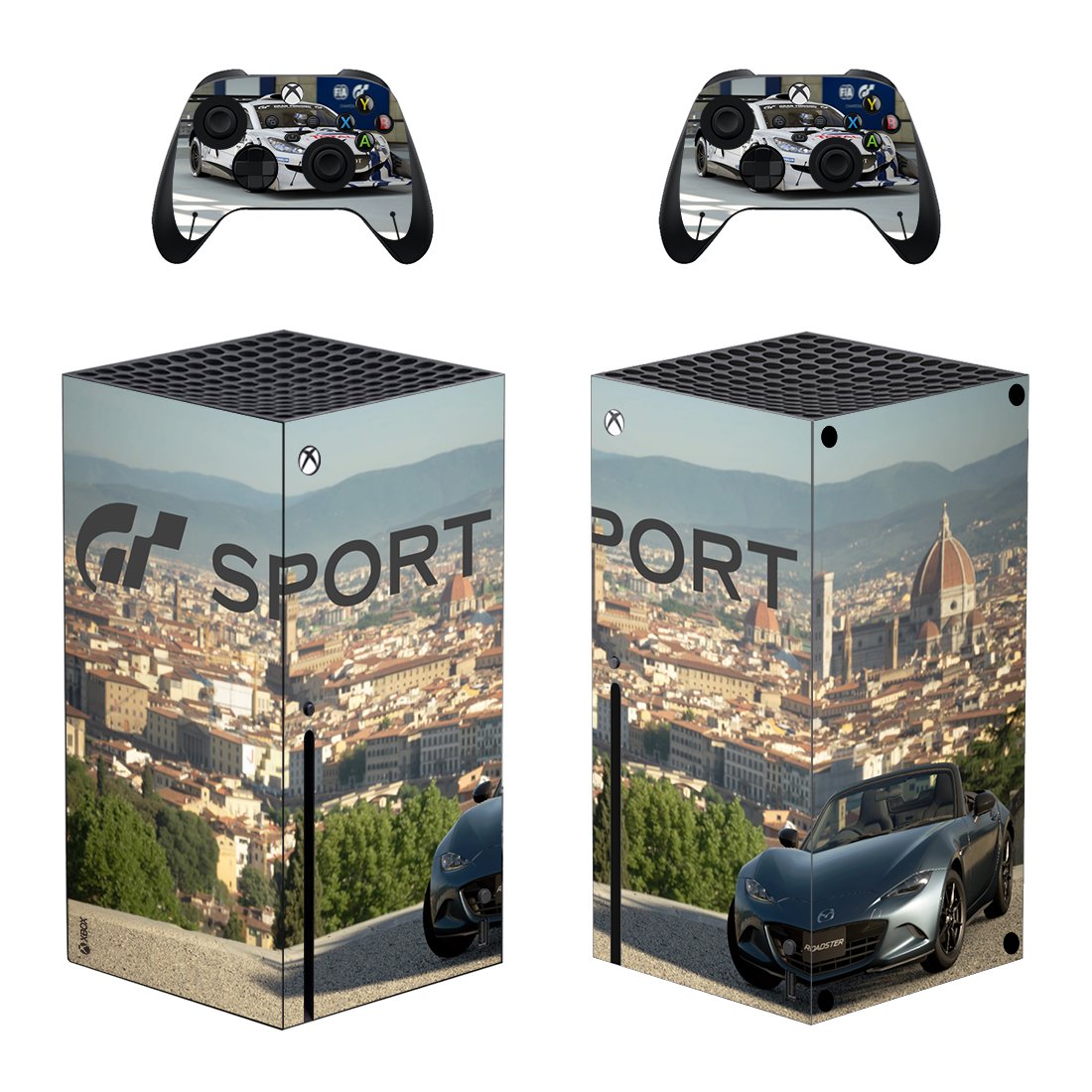 Gran Turismo Sport decal skin for Xbox Series X Console & 2 Controllers