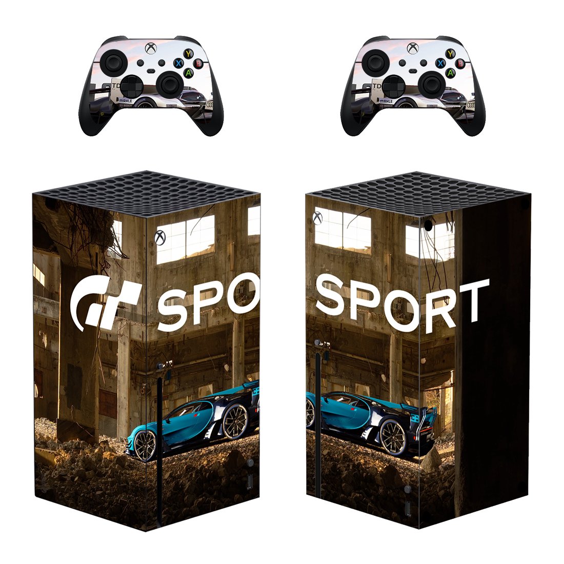 Gran Turismo Sport decal skin for Xbox Series X Console & 2 Controllers
