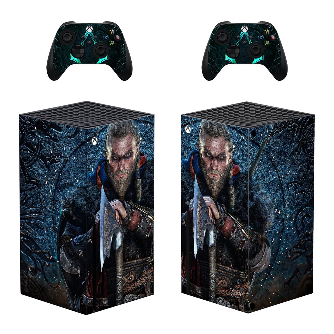 Assassin's Creed Valhalla decal skin for Xbox Series X Console & 2 Controllers