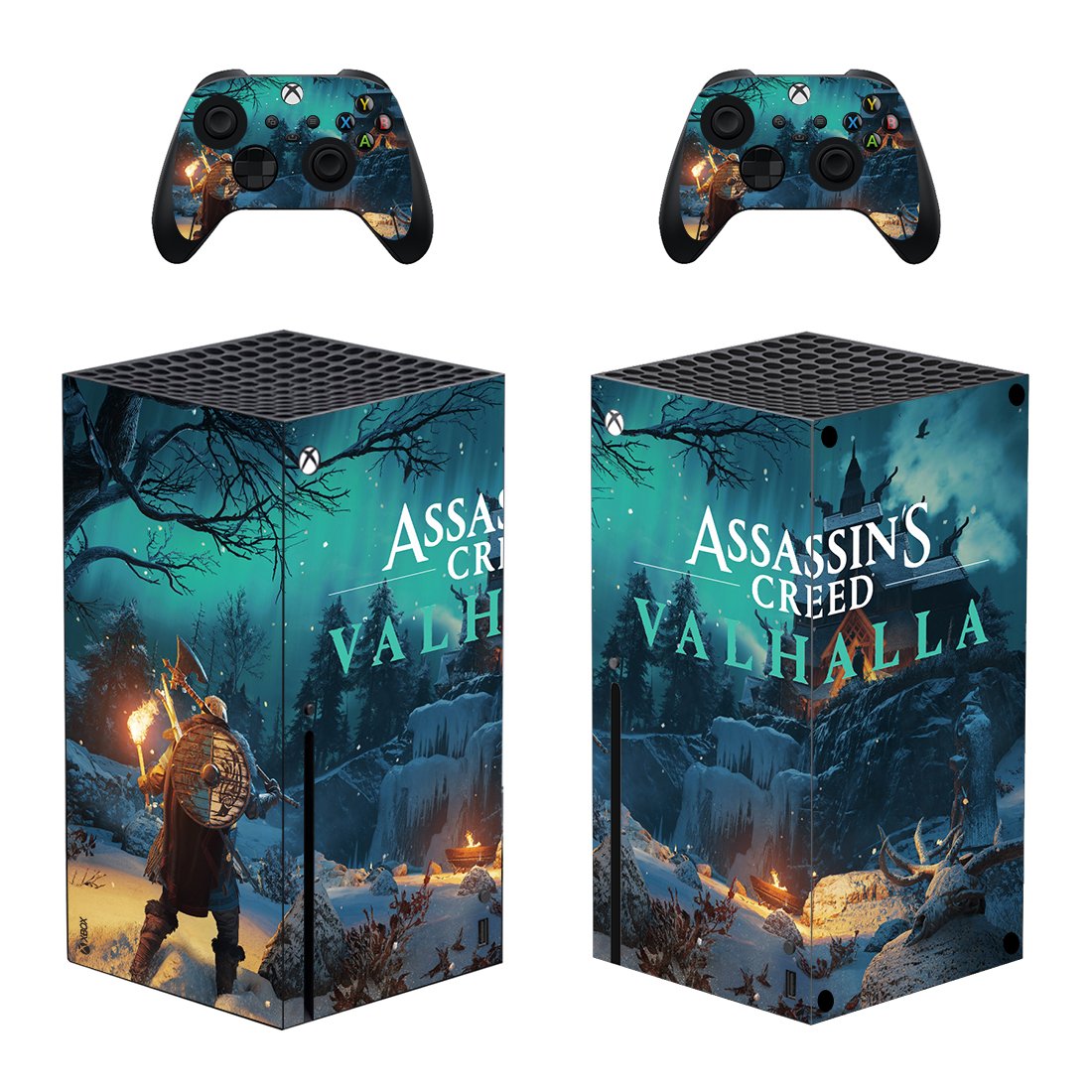 Assassin's Creed Valhalla decal skin for Xbox Series X Console & 2 Controllers