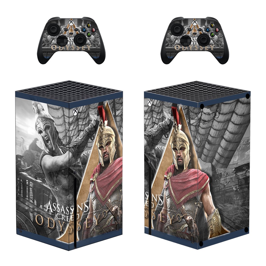 Assassin's Creed Odyssey decal skin for Xbox Series X Console & 2 Controllers