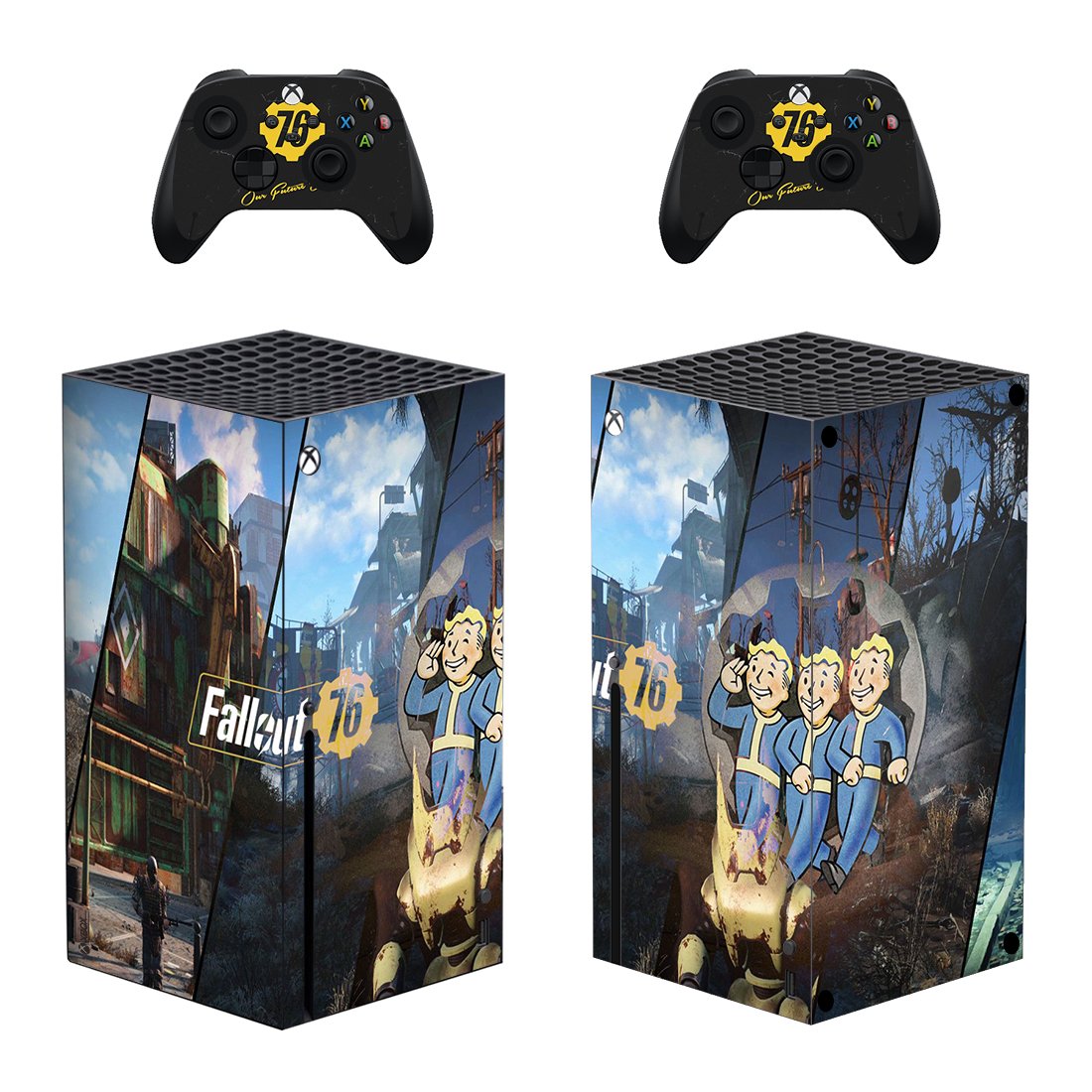 Fallout 76 decal skin for Xbox Series X Console & 2 Controllers