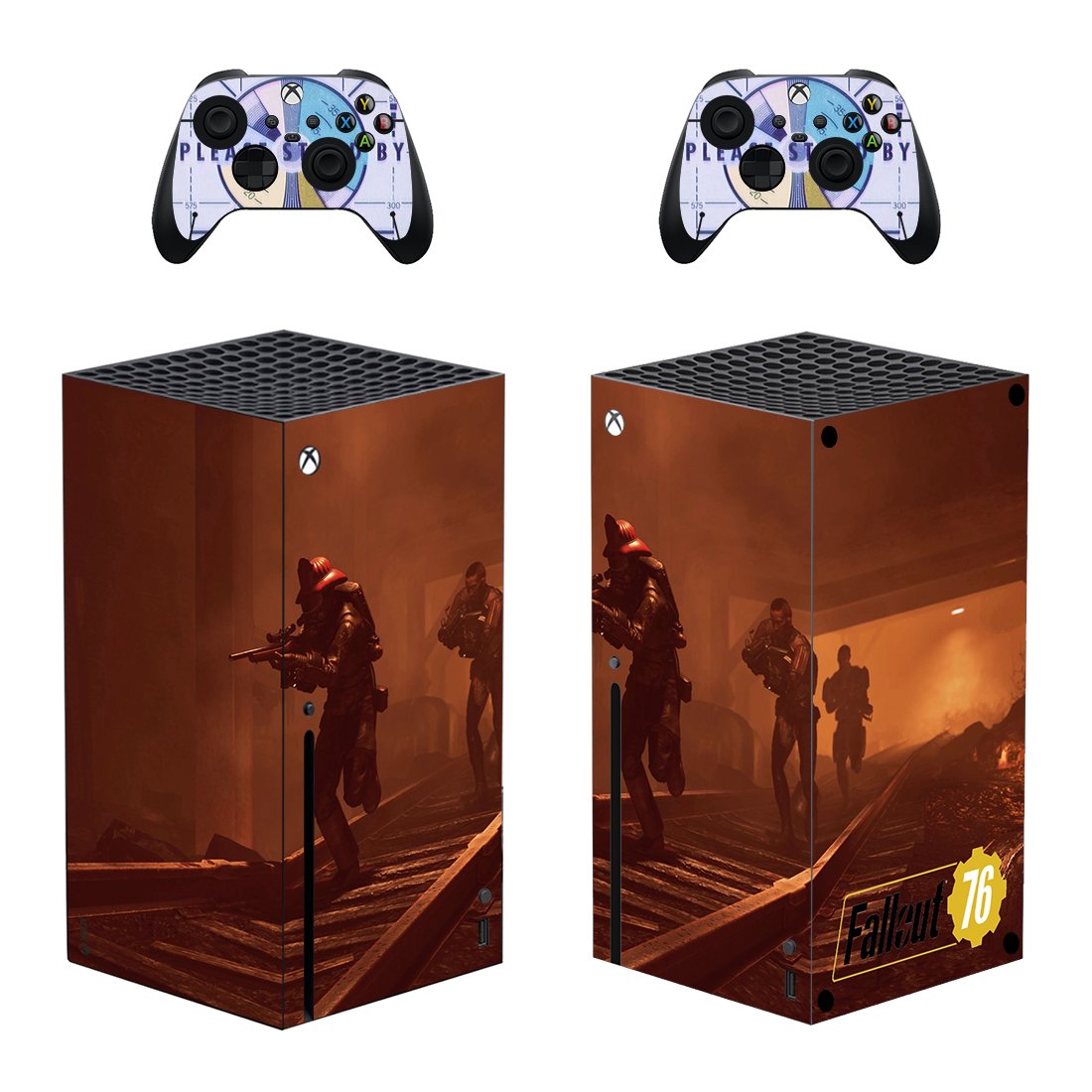 Fallout 76 decal skin for Xbox Series X Console & 2 Controllers