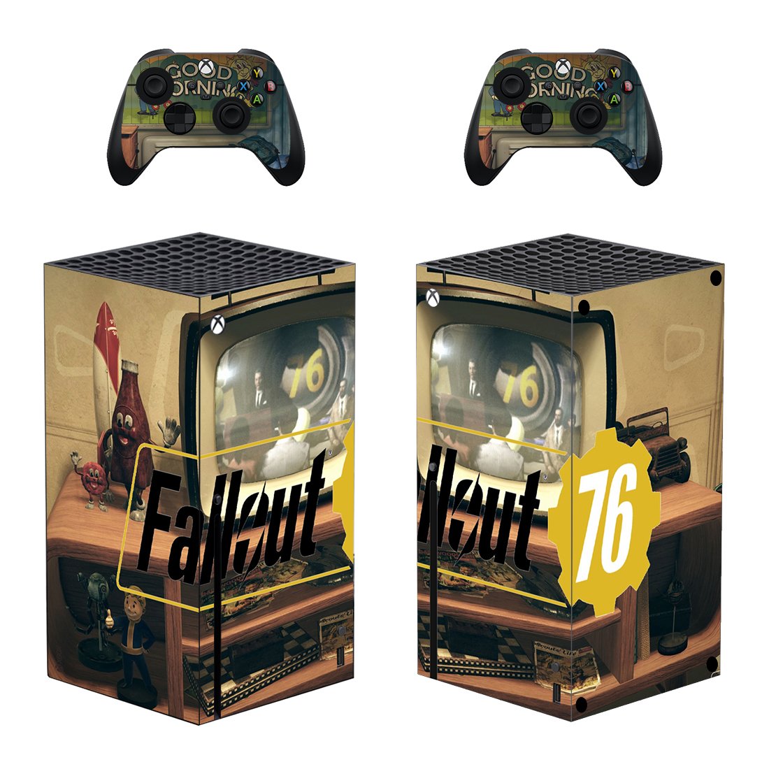 Fallout 76 decal skin for Xbox Series X Console & 2 Controllers
