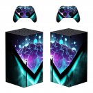 Digital Texture decal skin for Xbox Series X Console & 2 Controllers