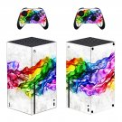 Digital Texture decal skin for Xbox Series X Console & 2 Controllers