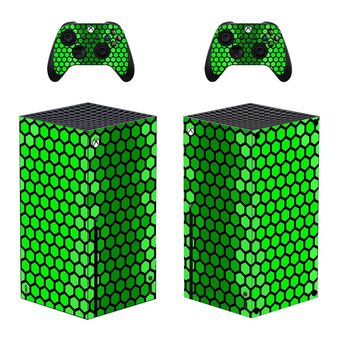 Digital Texture decal skin for Xbox Series X Console & 2 Controllers