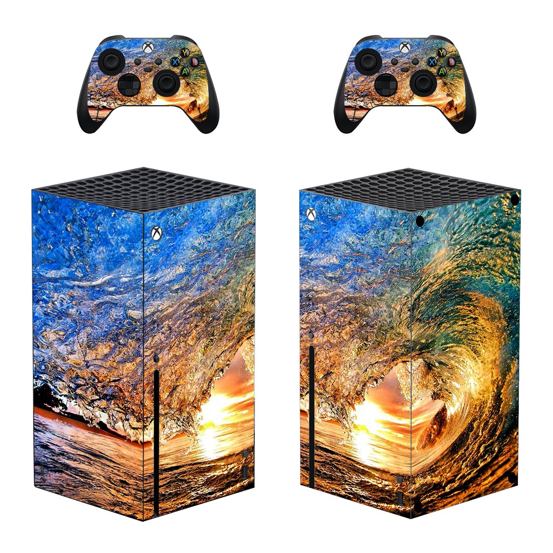 Galaxy Scene decal skin for Xbox Series X Console & 2 Controllers