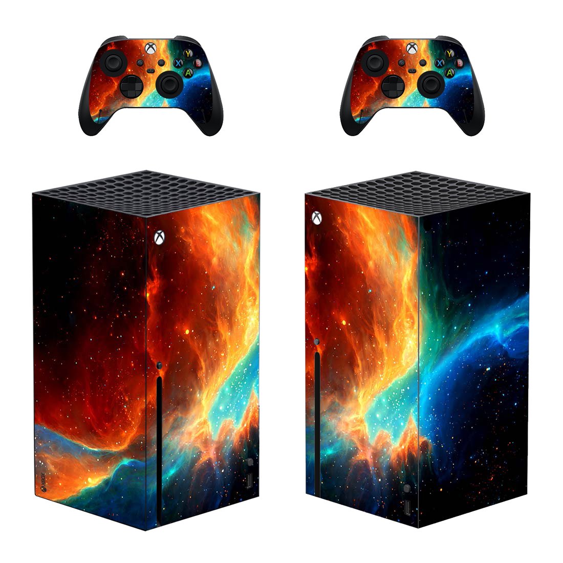 Planet View decal skin for Xbox Series X Console & 2 Controllers