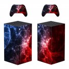 Digital Texture decal skin for Xbox Series X Console & 2 Controllers