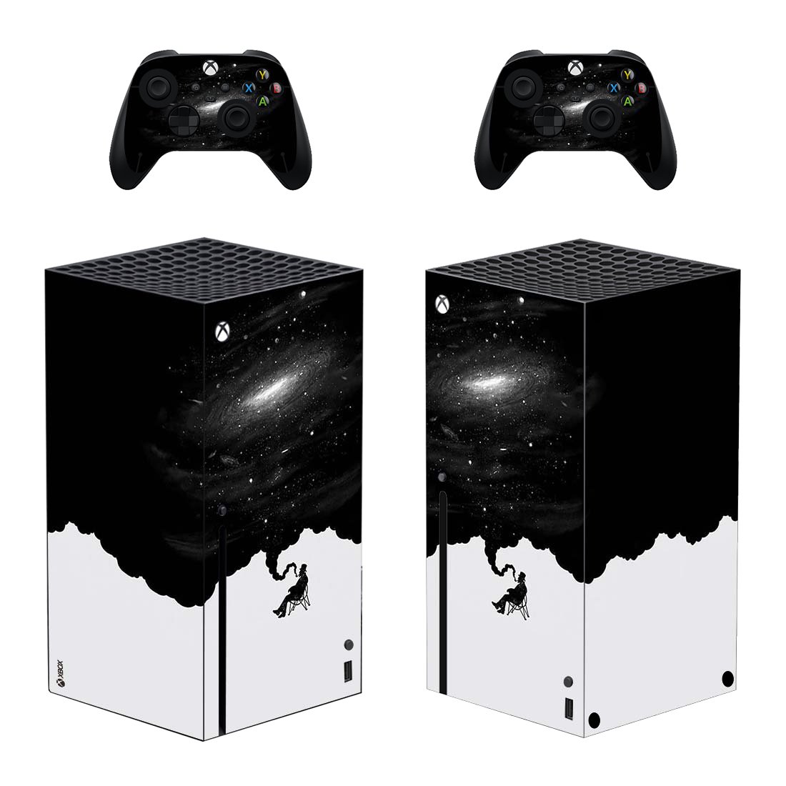 Galaxy View decal skin for Xbox Series X Console & 2 Controllers