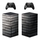 Wood Board decal skin for Xbox Series X Console & 2 Controllers