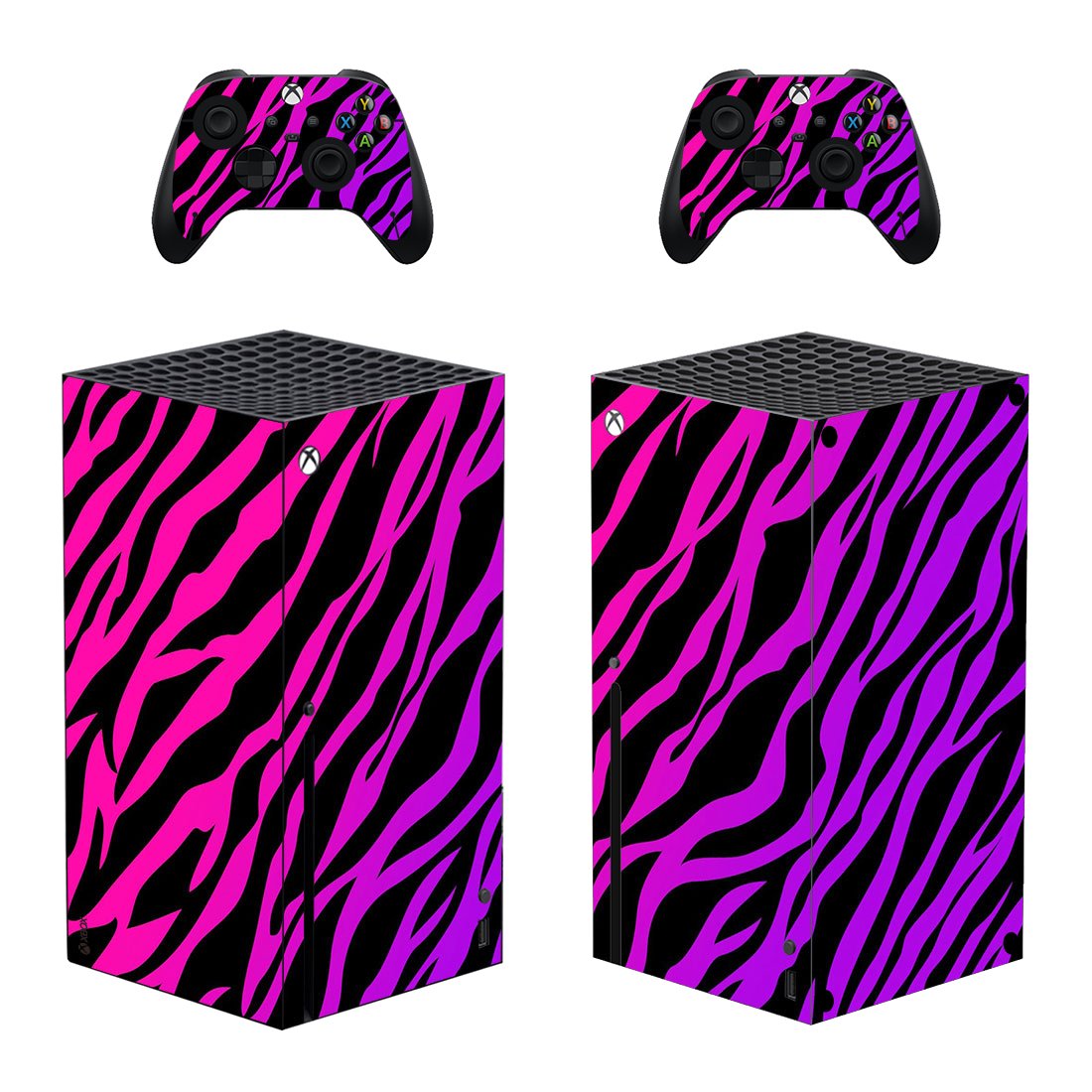 Digital Texture decal skin for Xbox Series X Console & 2 Controllers