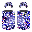 Digital Texture decal skin for Xbox Series X Console & 2 Controllers