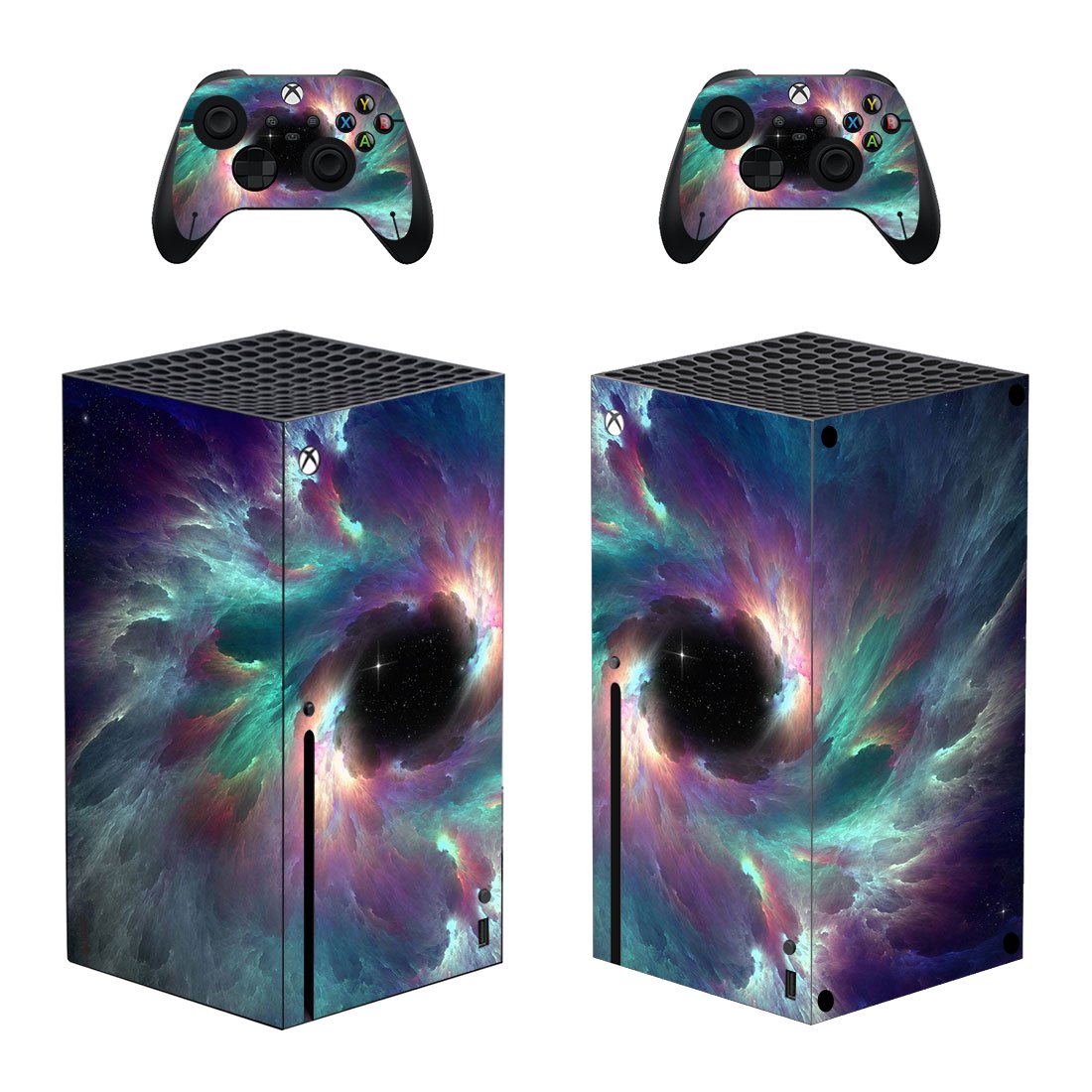 Galaxy View decal skin for Xbox Series X Console & 2 Controllers