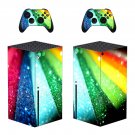 Digital Texture decal skin for Xbox Series X Console & 2 Controllers