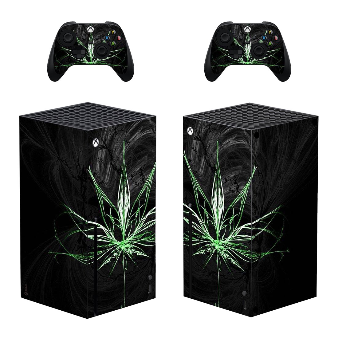 Digital Texture decal skin for Xbox Series X Console & 2 Controllers