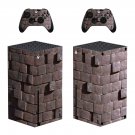 Bricks Texture decal skin for Xbox Series X Console & 2 Controllers