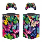 Butterfly decal skin for Xbox Series X Console & 2 Controllers