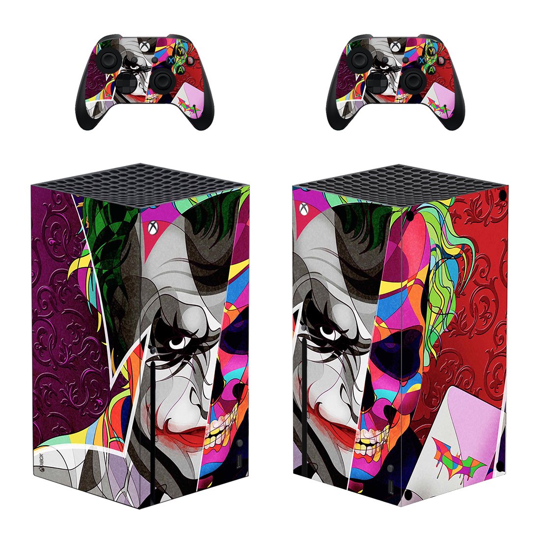 Joker decal skin for Xbox Series X Console & 2 Controllers