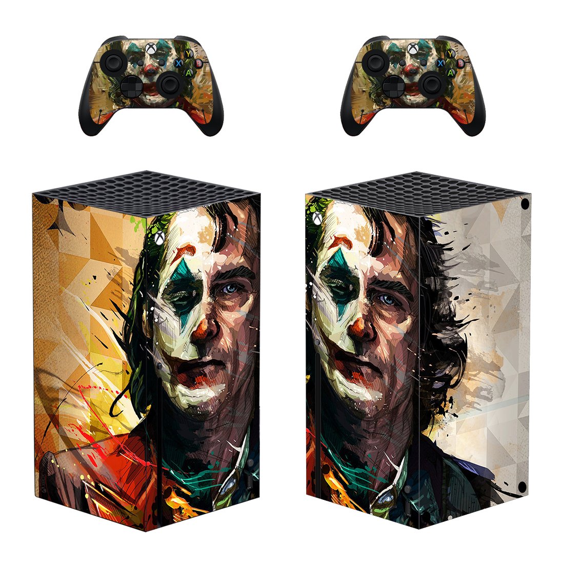 Joker decal skin for Xbox Series X Console & 2 Controllers