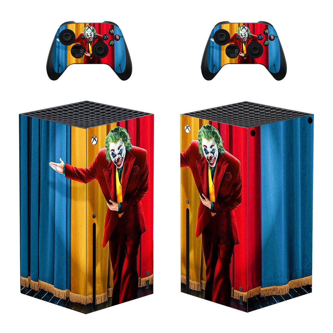 Joker decal skin for Xbox Series X Console & 2 Controllers