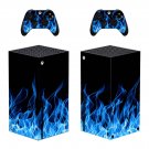Fire Flame decal skin for Xbox Series X Console & 2 Controllers
