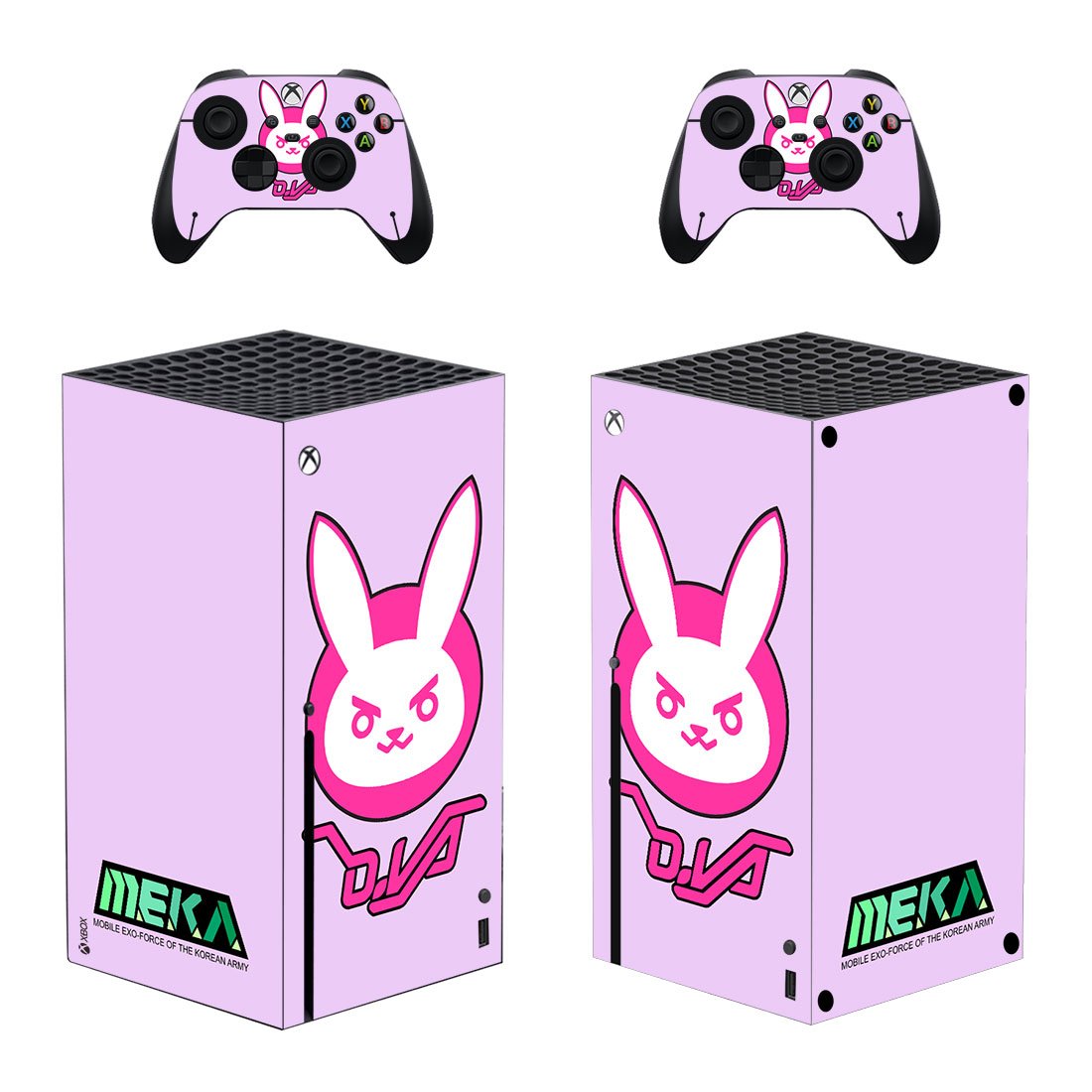 Overwatch decal skin for Xbox Series X Console & 2 Controllers