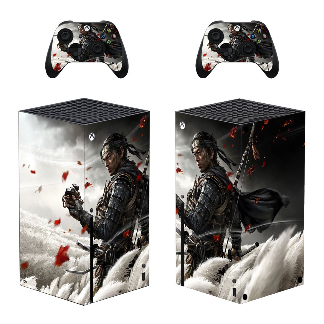 Ghost of Tsushima decal skin for Xbox Series X Console & 2 Controllers