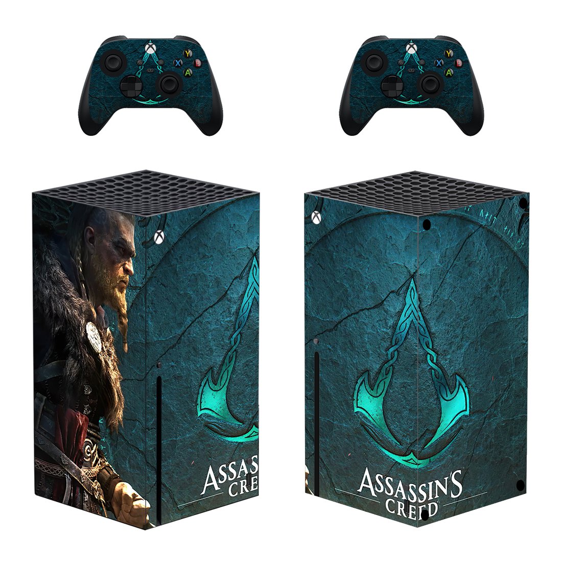Assassin's Creed Valhalla decal skin for Xbox Series X Console & 2 Controllers