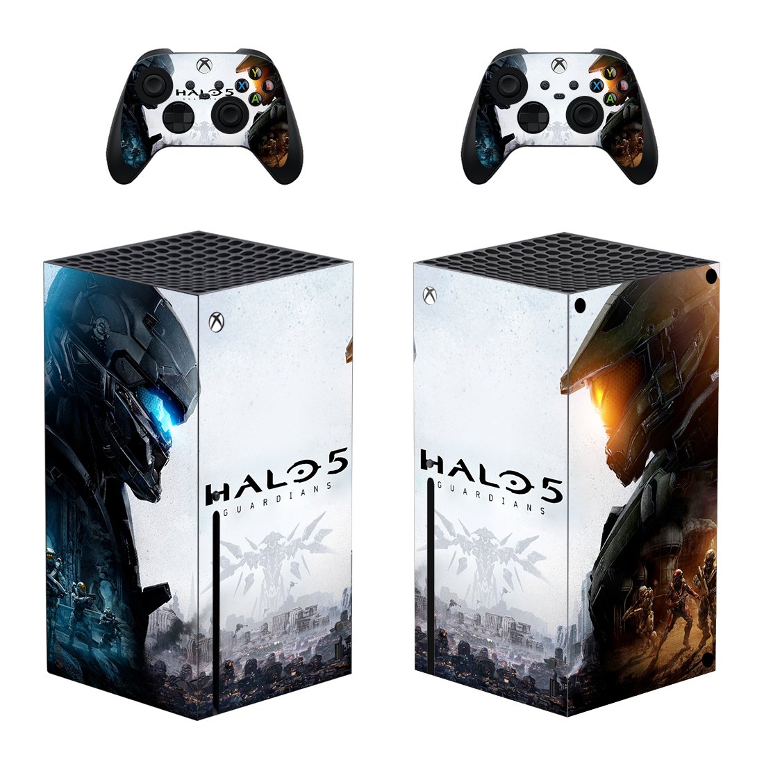 Halo 5 decal skin for Xbox Series X Console & 2 Controllers