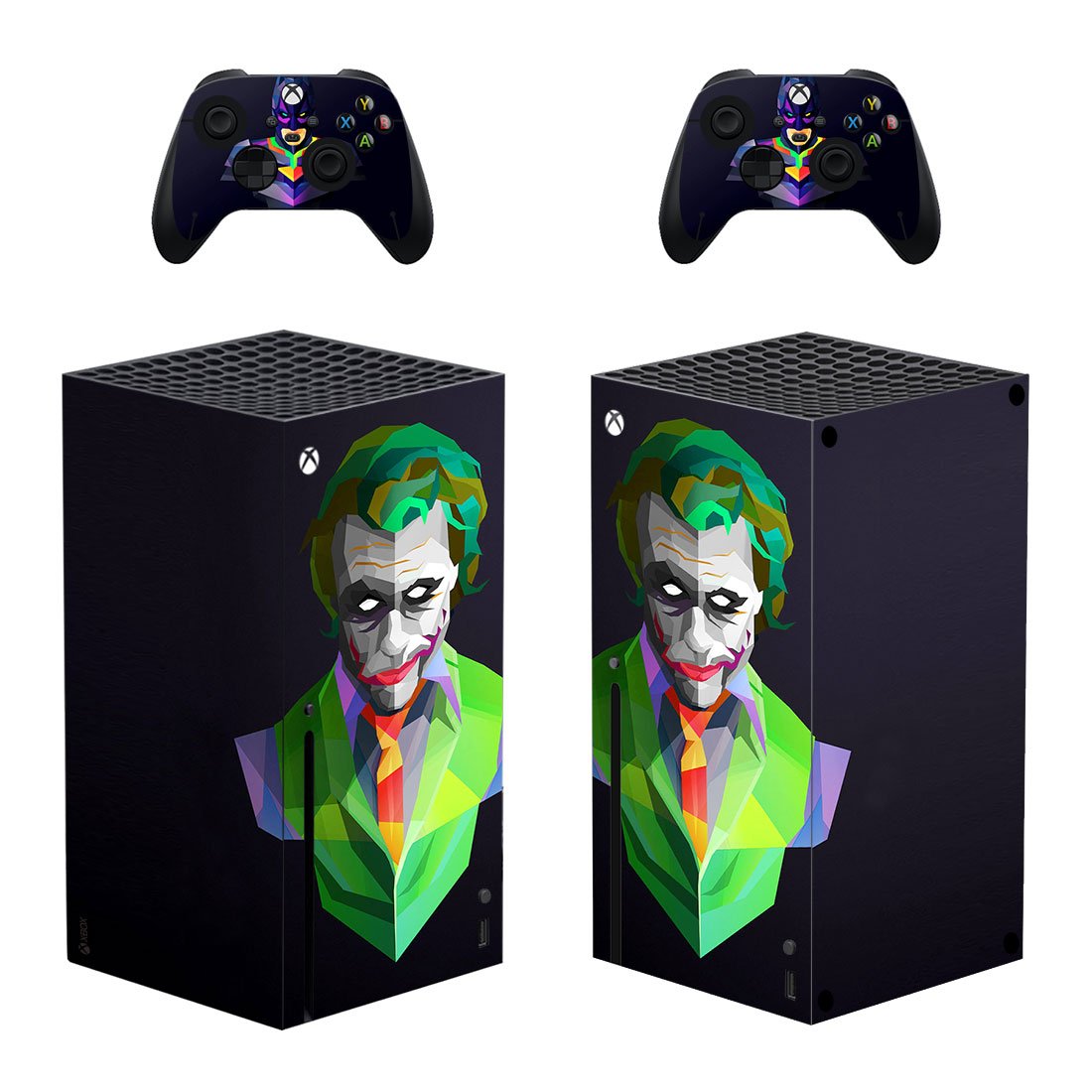 Joker decal skin for Xbox Series X Console & 2 Controllers